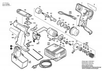 Bosch 0 601 939 520 Gdr 110 Cordless Percus Screwdriv 12 V / Eu Spare Parts